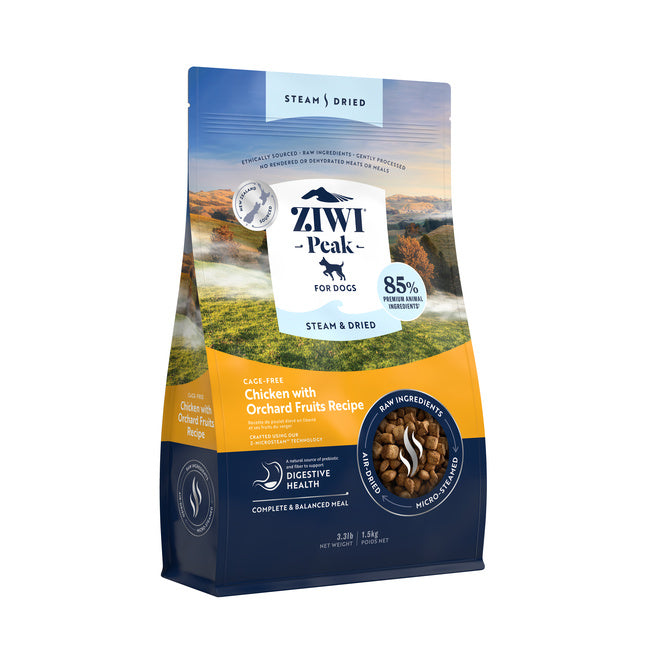 Ziwi Peak Steam & Dried Chicken Dry Dog Food