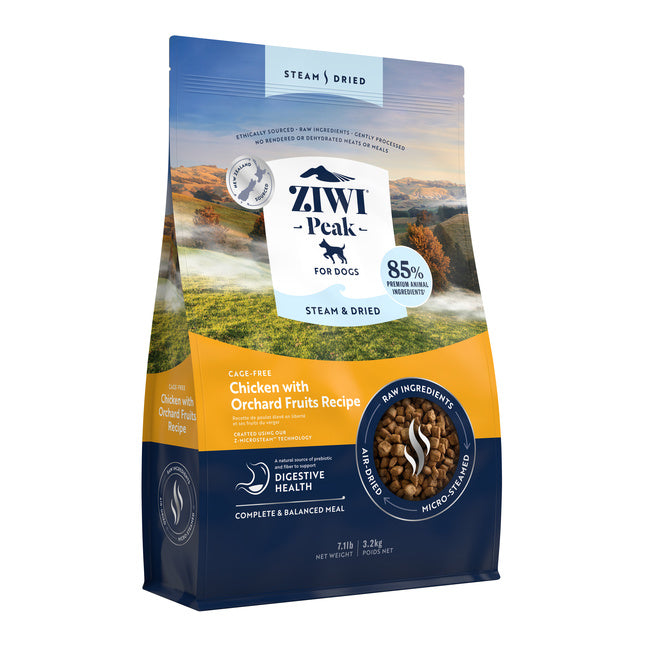 Ziwi Peak Steam & Dried Chicken Dry Dog Food