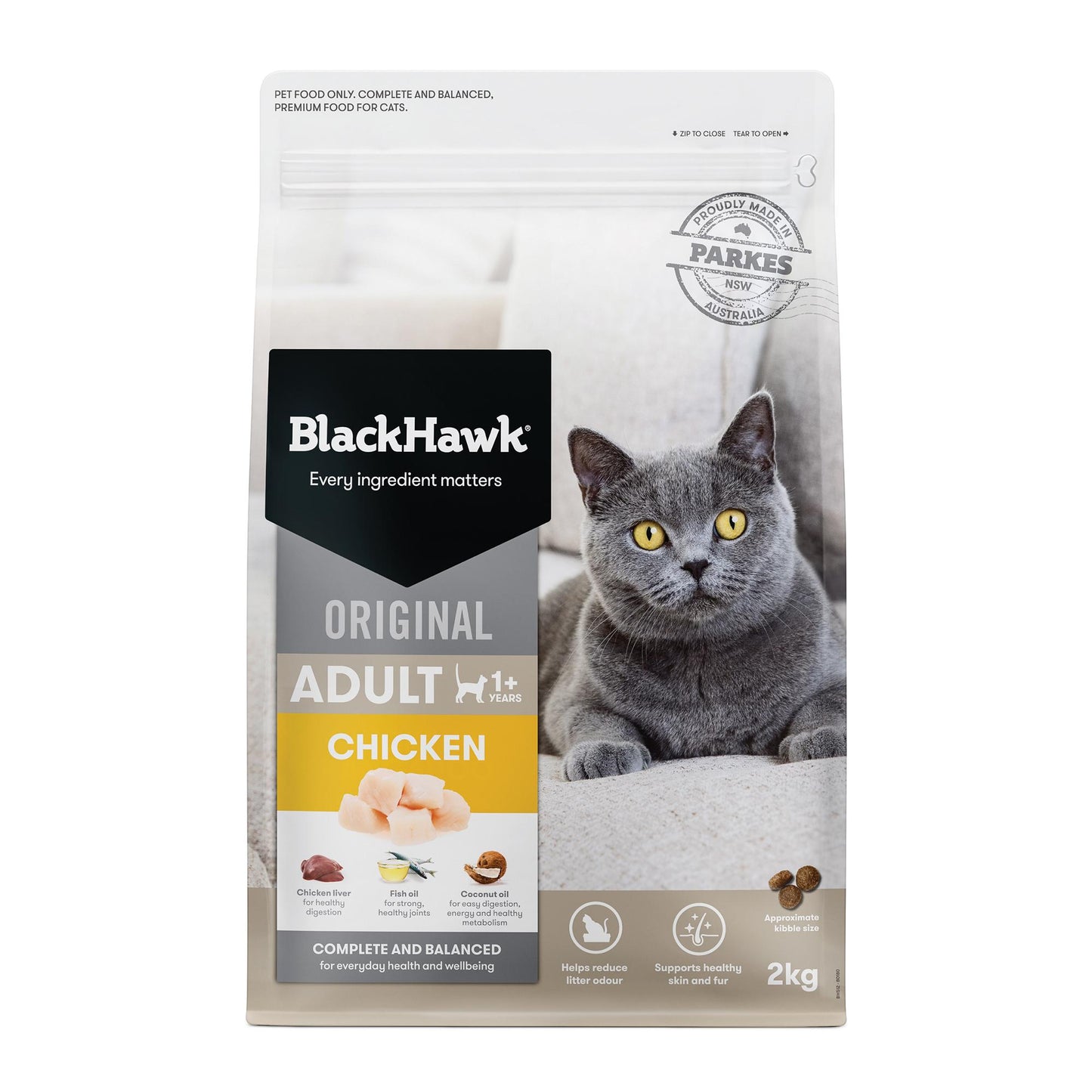 Black Hawk Original Chicken Dry Cat Food