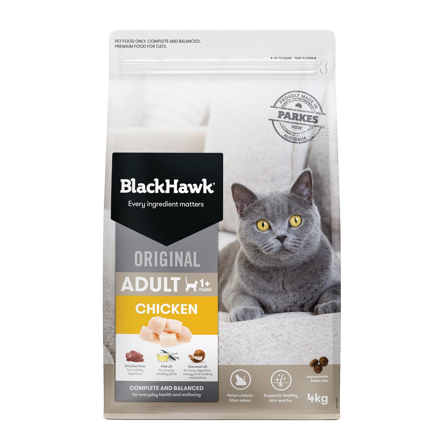 Black Hawk Original Chicken Dry Cat Food