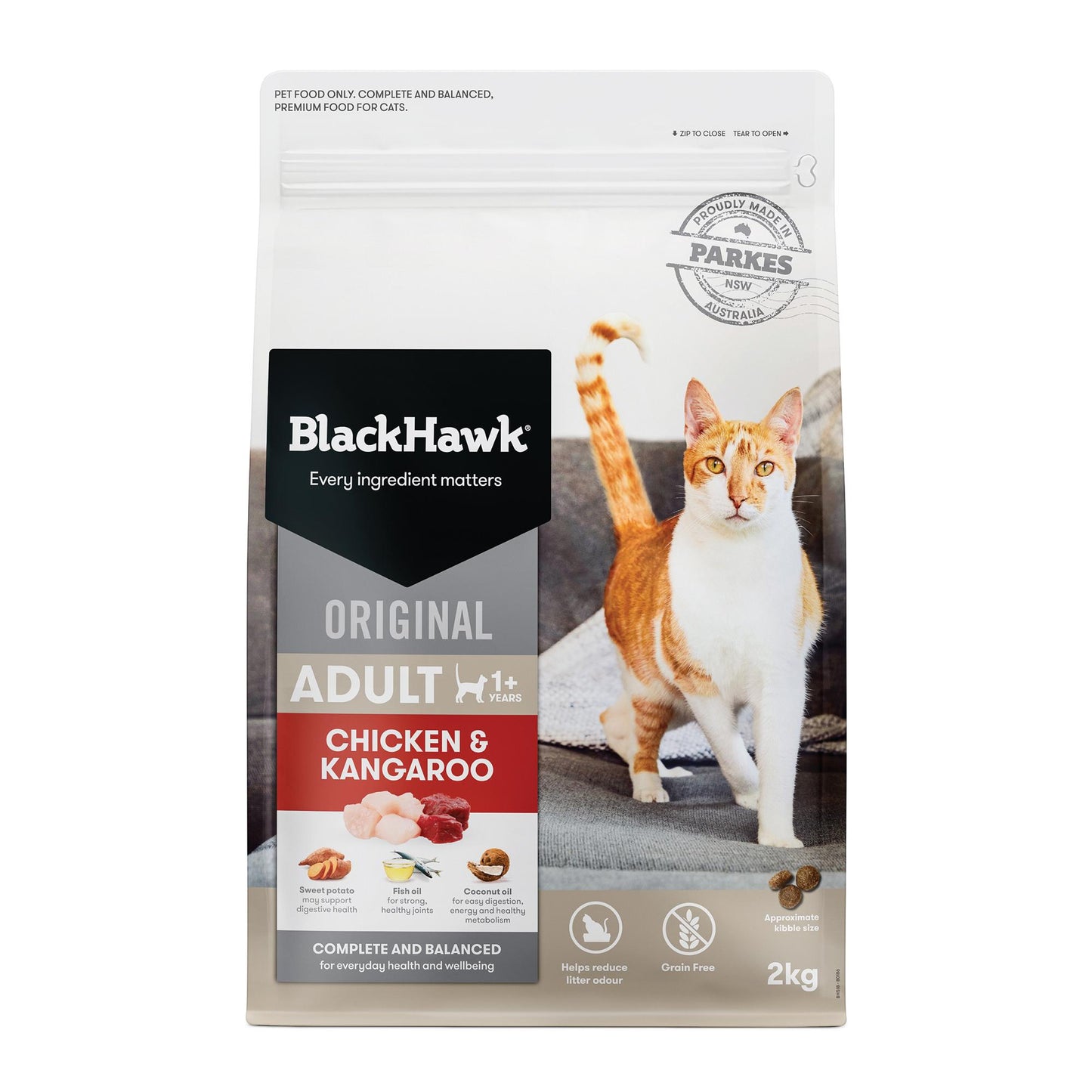 Black Hawk Original Chicken & Kangaroo Dry Cat Food