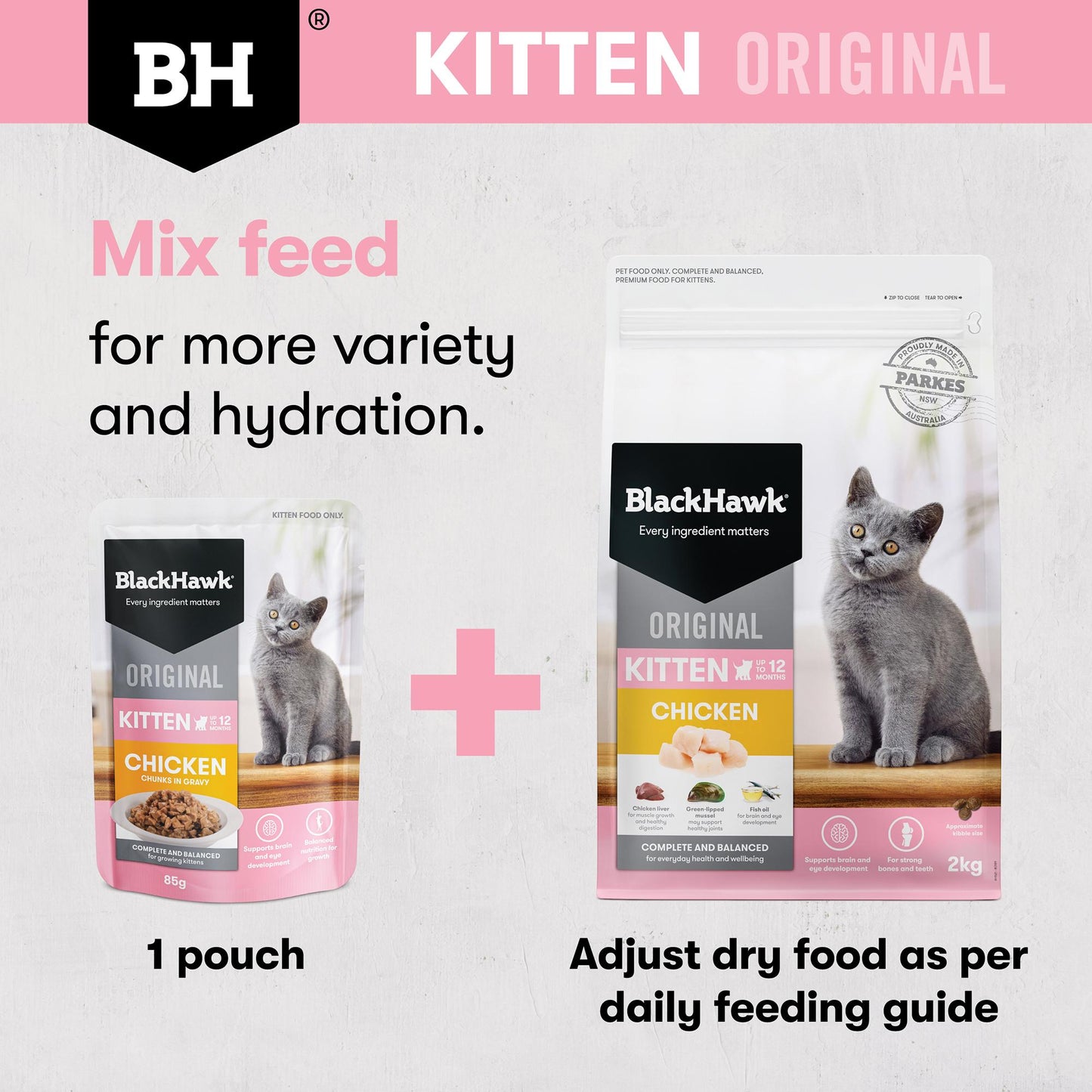 Black Hawk Original Kitten Chicken Dry Cat Food