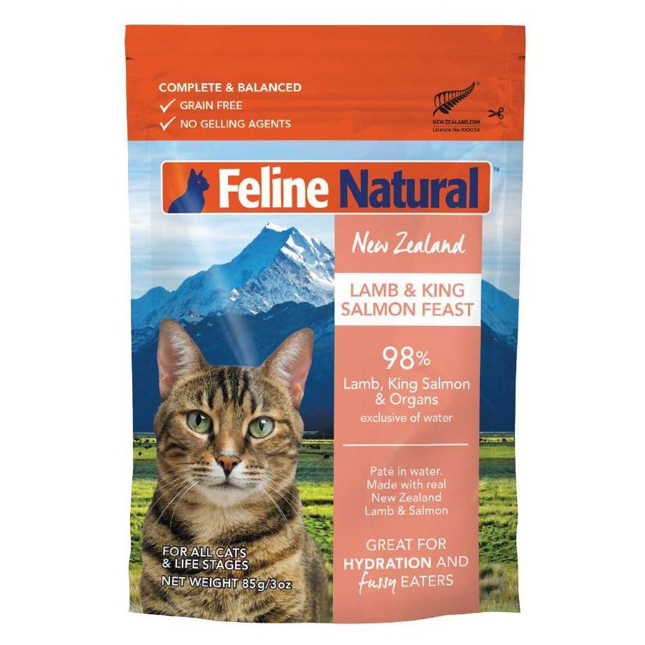 Feline Natural Lamb & Salmon Pouch Wet Cat Food