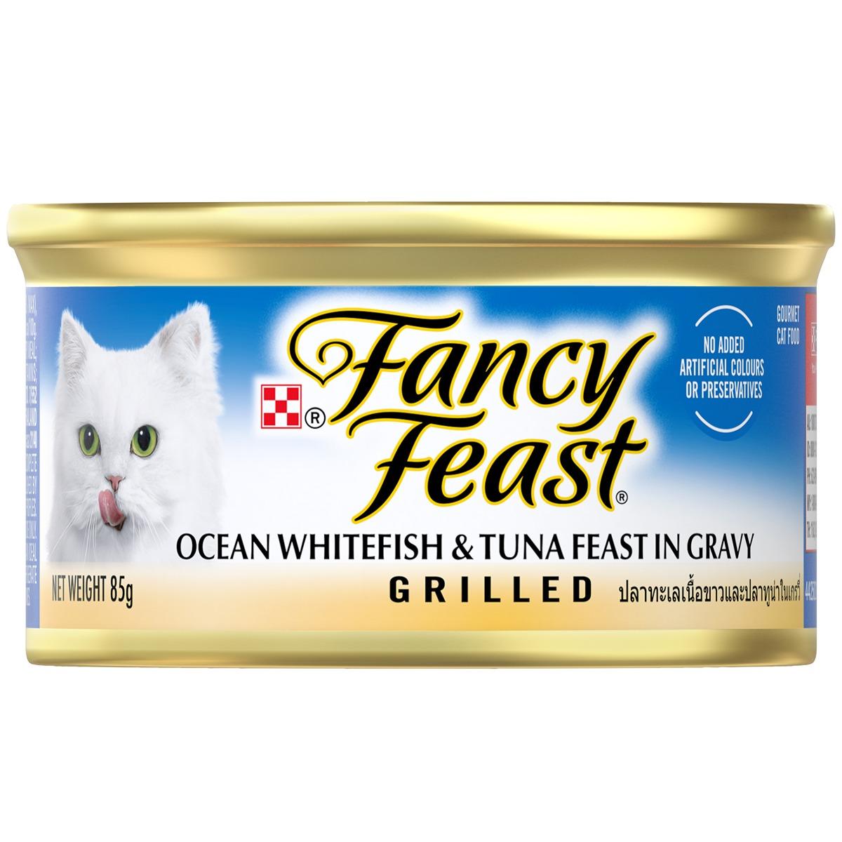 Fancy Feast Grilled Ocean Whitefish & Tuna Wet Cat Food