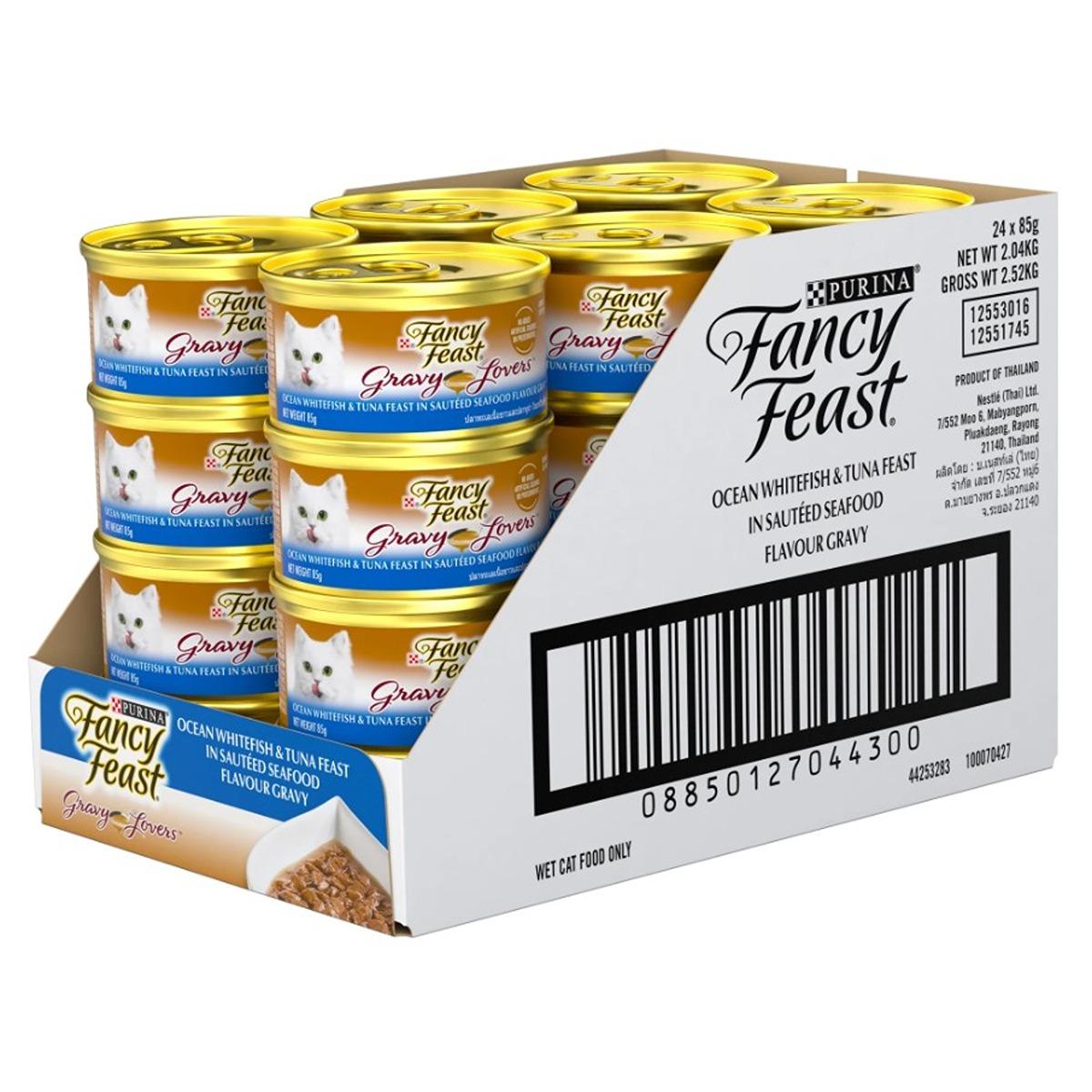 Fancy Feast Gravy Lovers Whitefish & Tuna Wet Cat Food