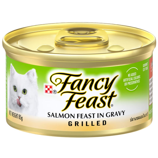 Fancy Feast Grilled Salmon Feast in Gravy Wet Cat Food