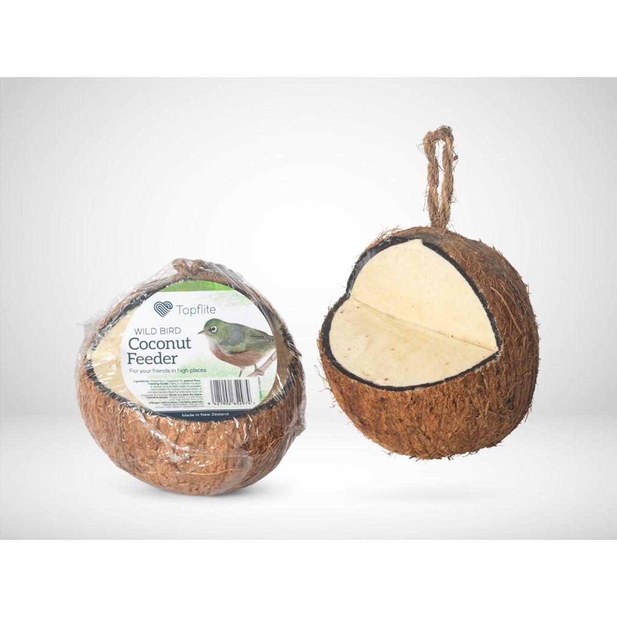 Topflite Wild Bird Energy Coconut Feeder