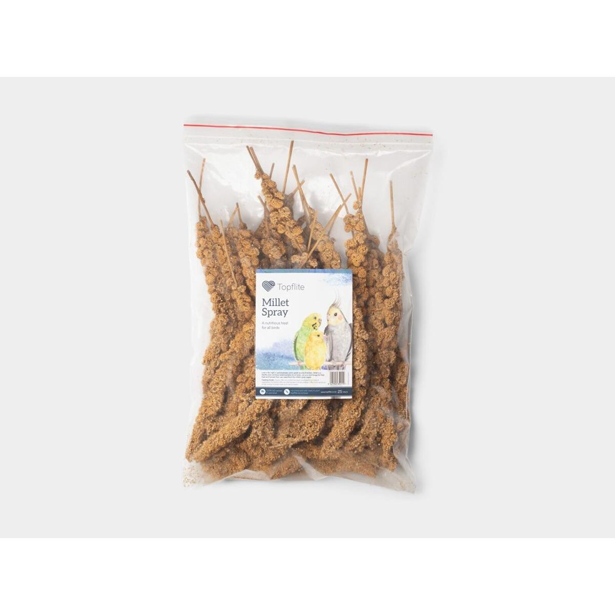 Topflite Millet Sprays - 25/bag