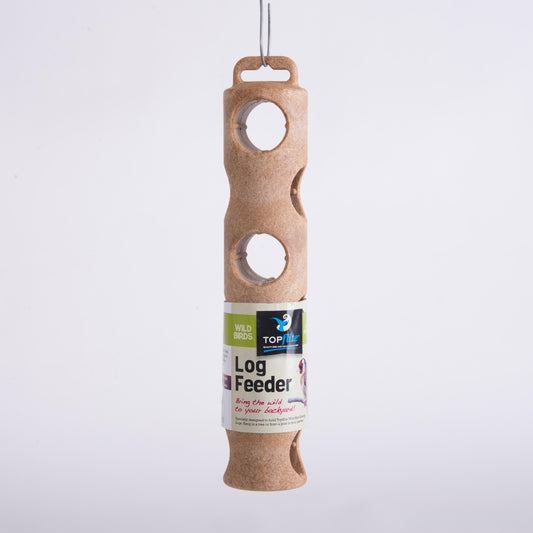 Topflite Wild Bird Log Feeder