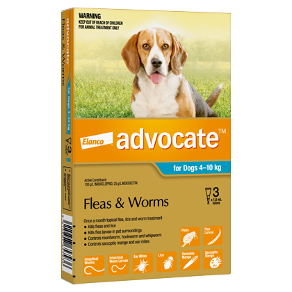 Advocate Treatment For Dogs (4-10kg)