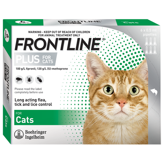 Frontline Plus Flea Treatment For Cats