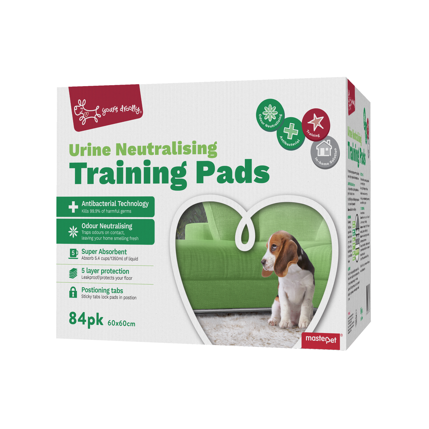 Yours Droolly Urine Neutralising Puppy Training Pads