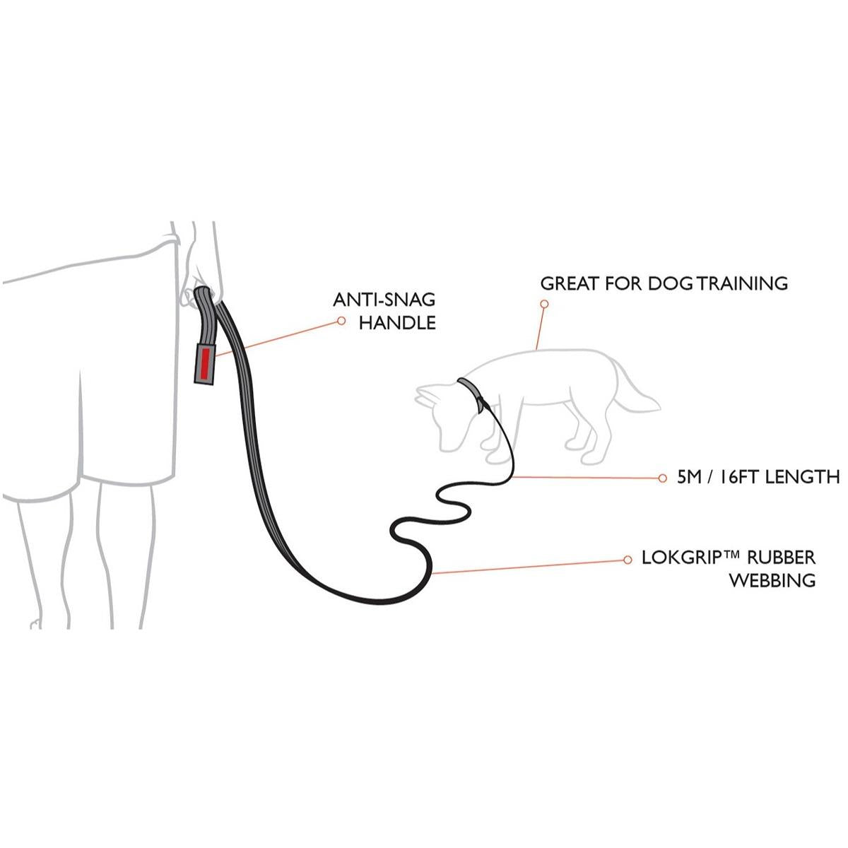 EzyDog Track 'N' Train Long Dog Training Leash