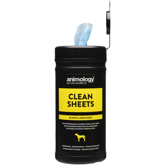 Animology Clean Sheets 80 Wipes