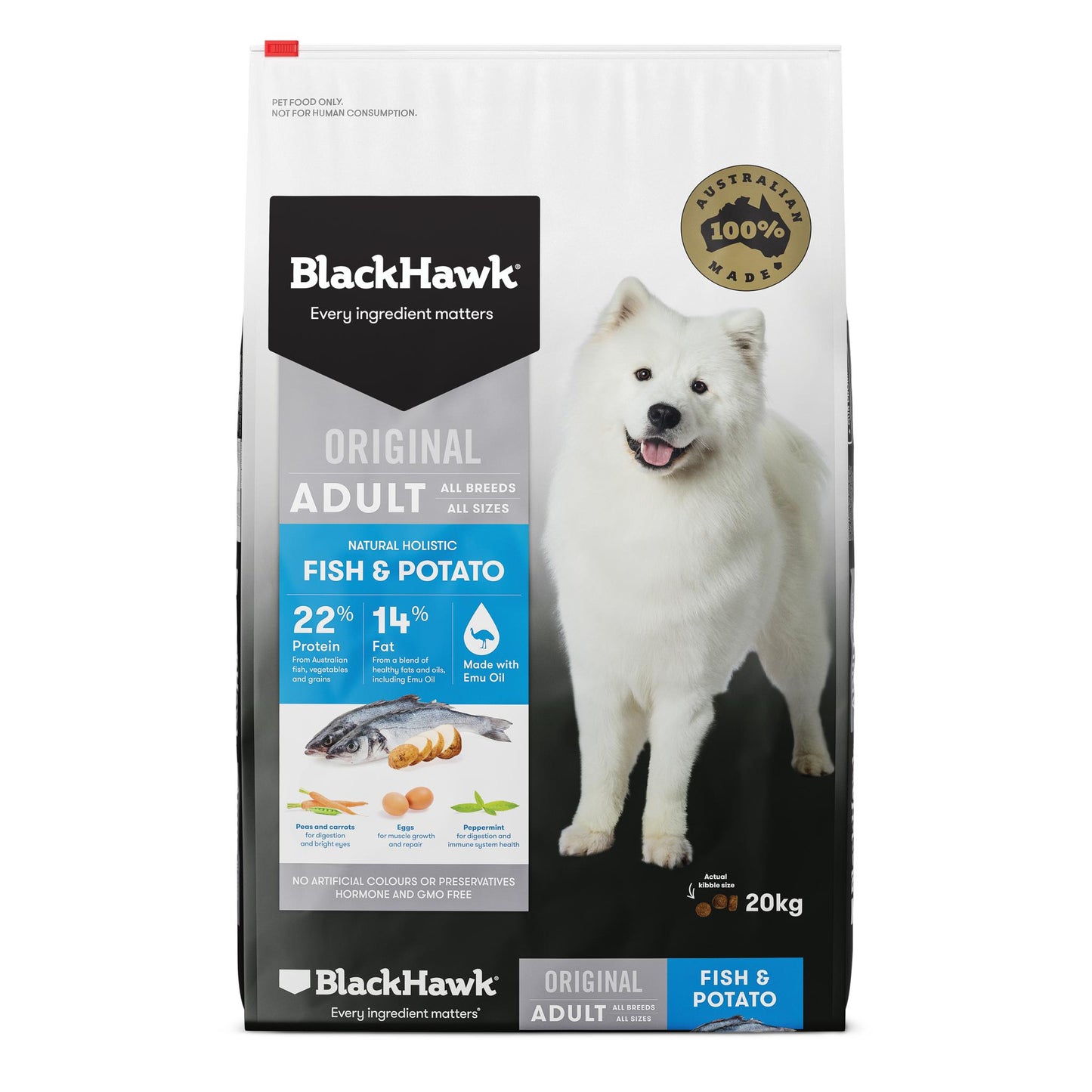 Black Hawk Adult Dry Dog Food Fish & Potato