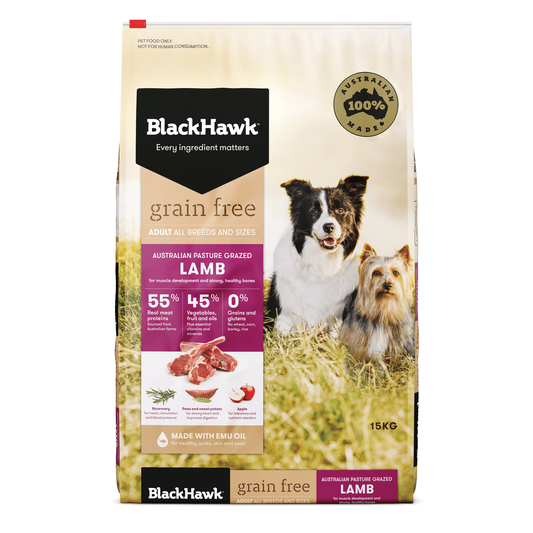 Black Hawk Grain Free Adult Dry Dog Food Lamb