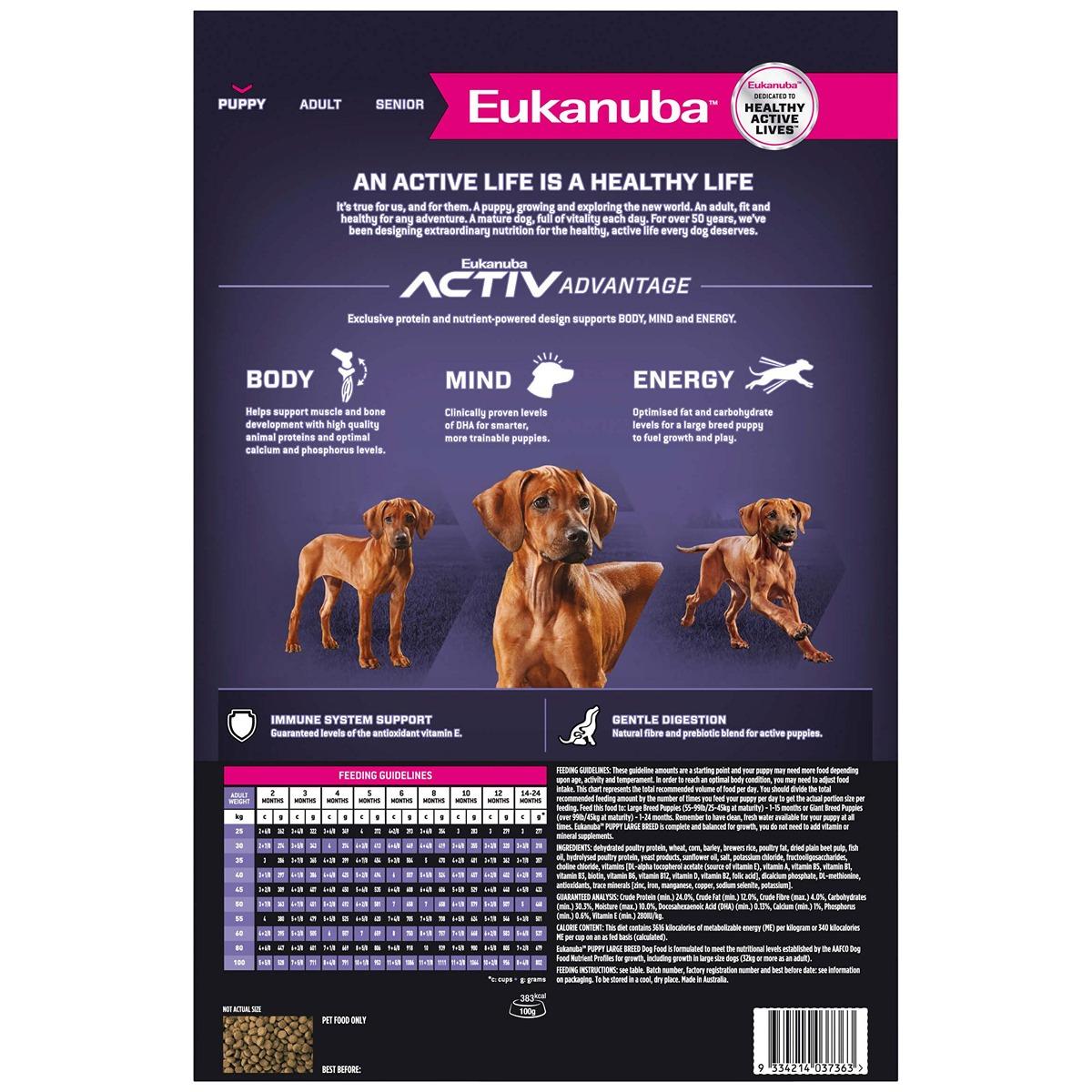 Eukanuba Large Breed Puppy Dry Dog Food