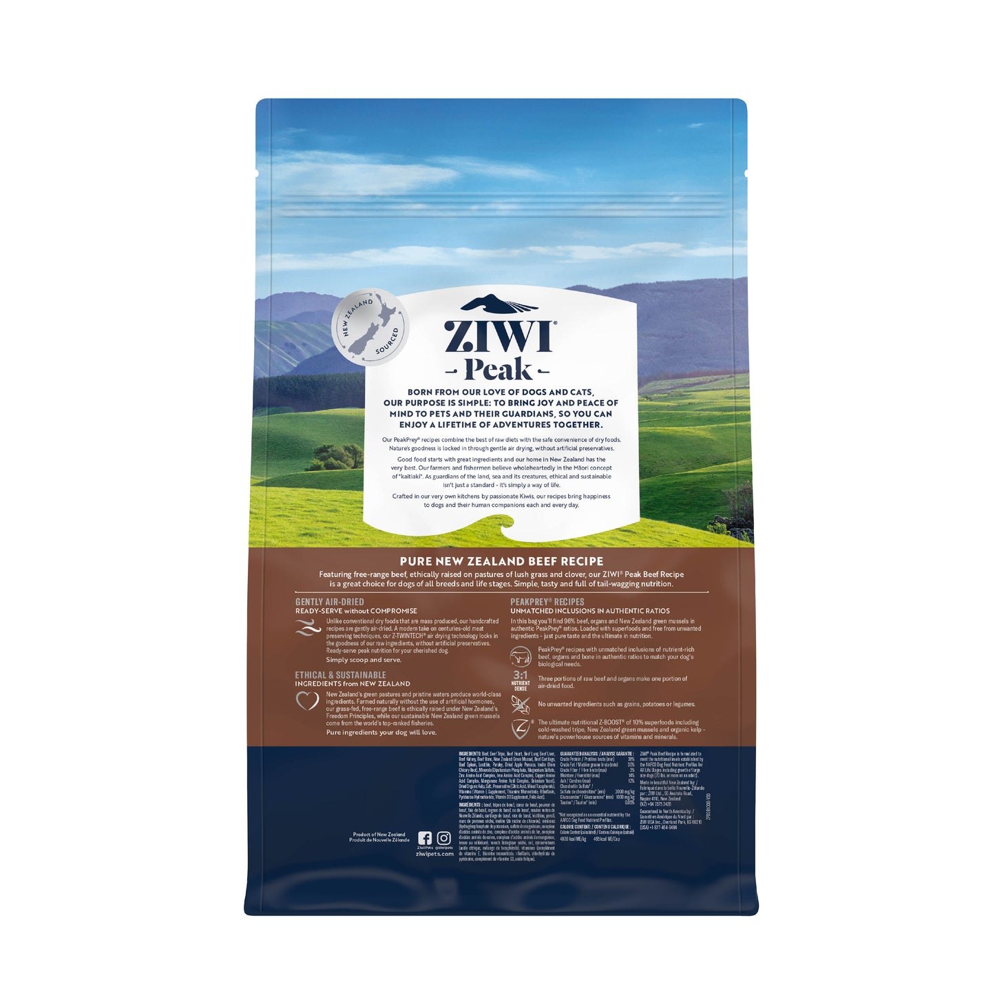 Ziwi Peak Beef Air-Dried Dog Food