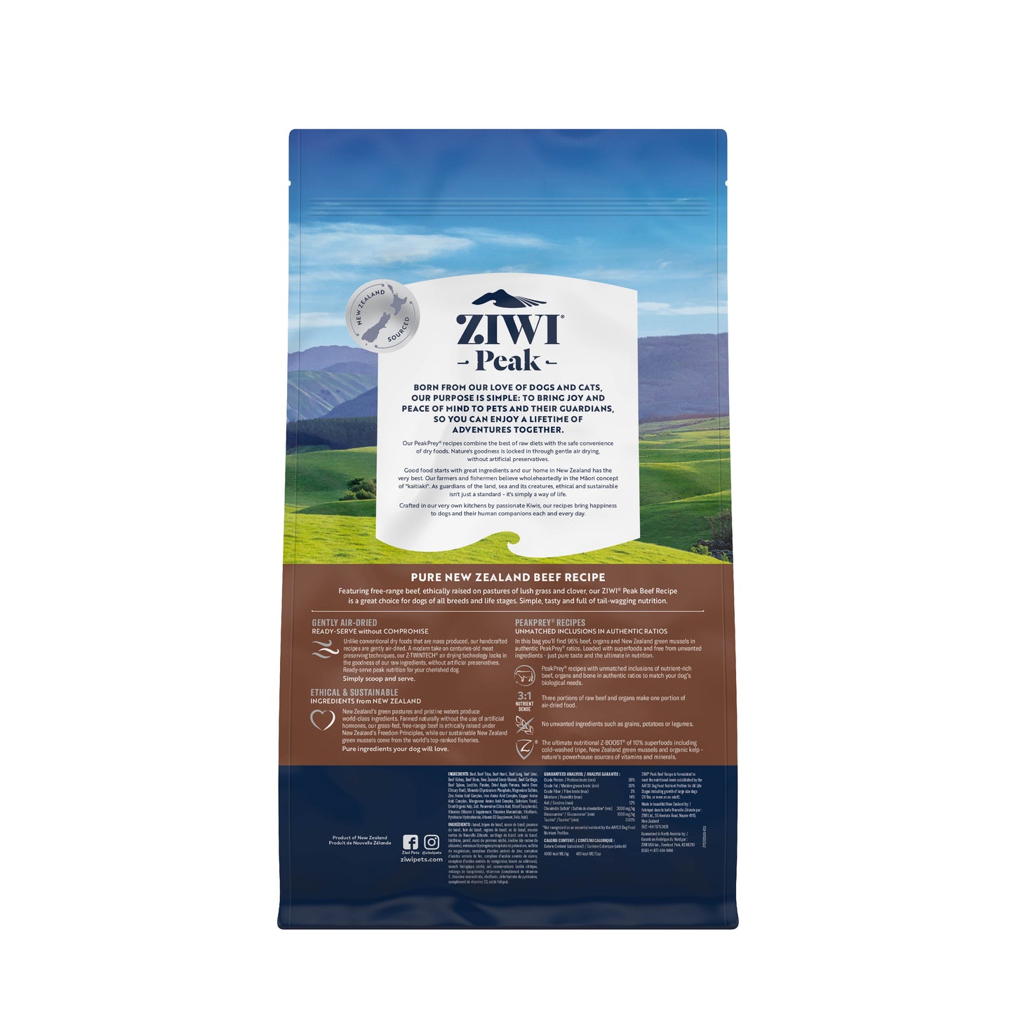 Ziwi Peak Beef Air-Dried Dog Food