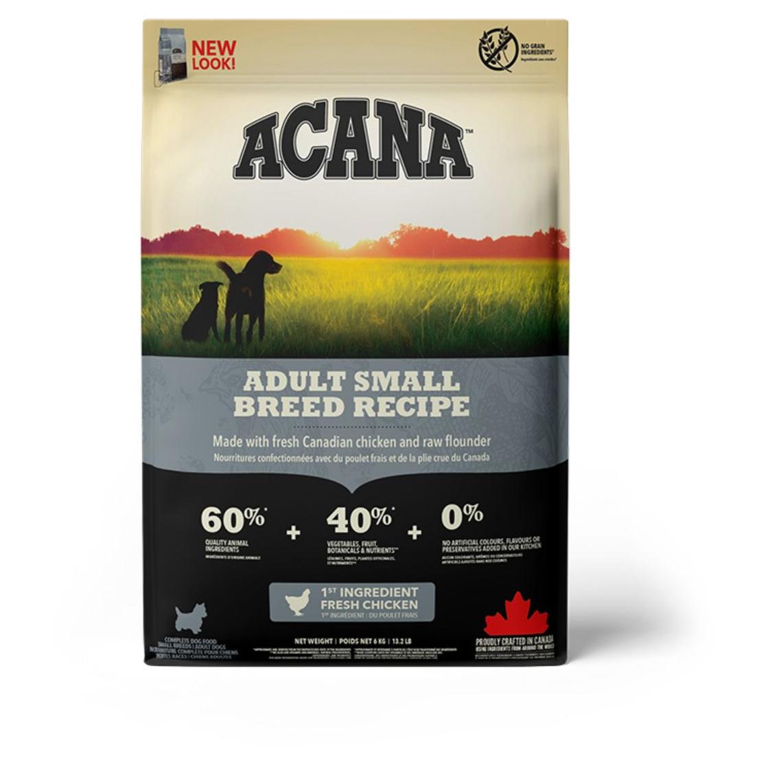 Acana Heritage Small Breed Adult Dog Food