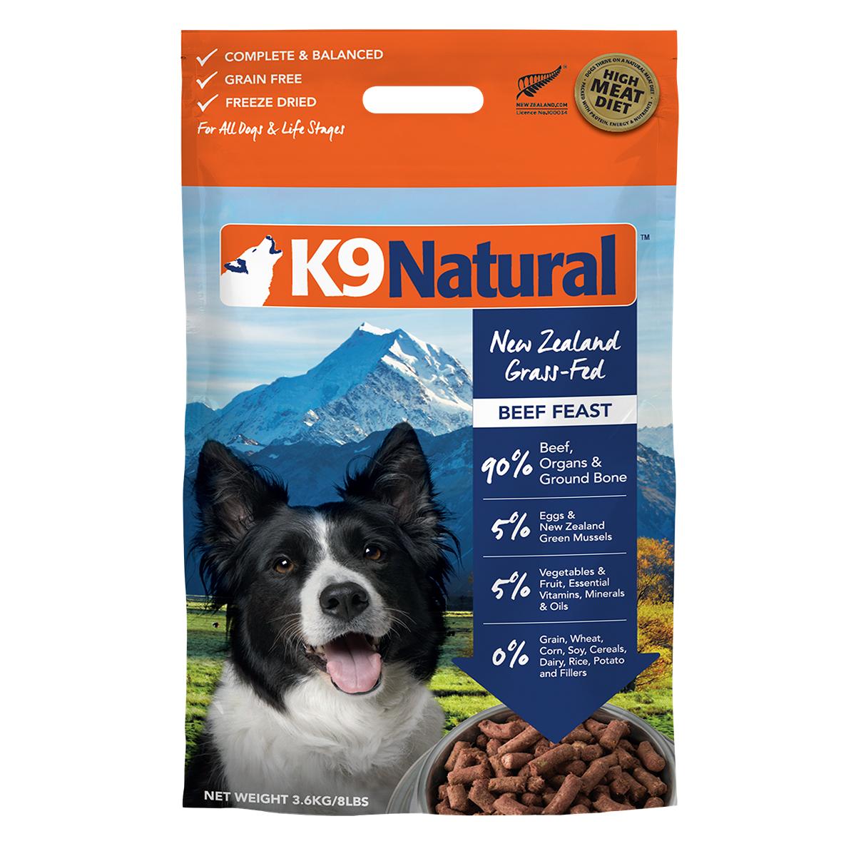 K9 Natural Freeze Dried Beef