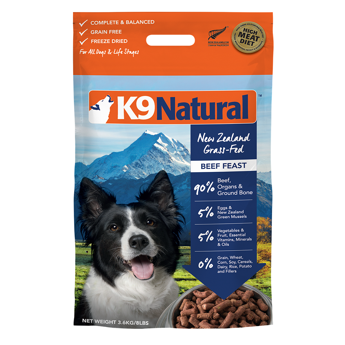 K9 Natural Freeze Dried Beef