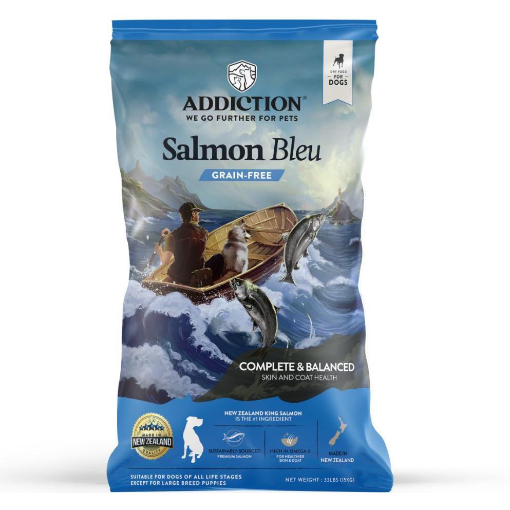 Addiction Salmon Bleu, Complete & Balanced, Skin & Coat Dry Dog Food