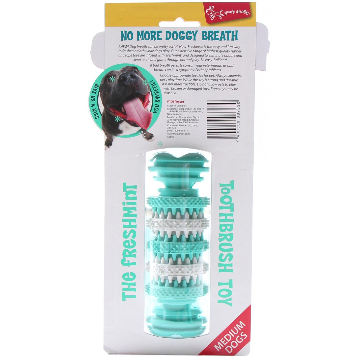 Yours Droolly Rotating Dental Bone Dog Toy
