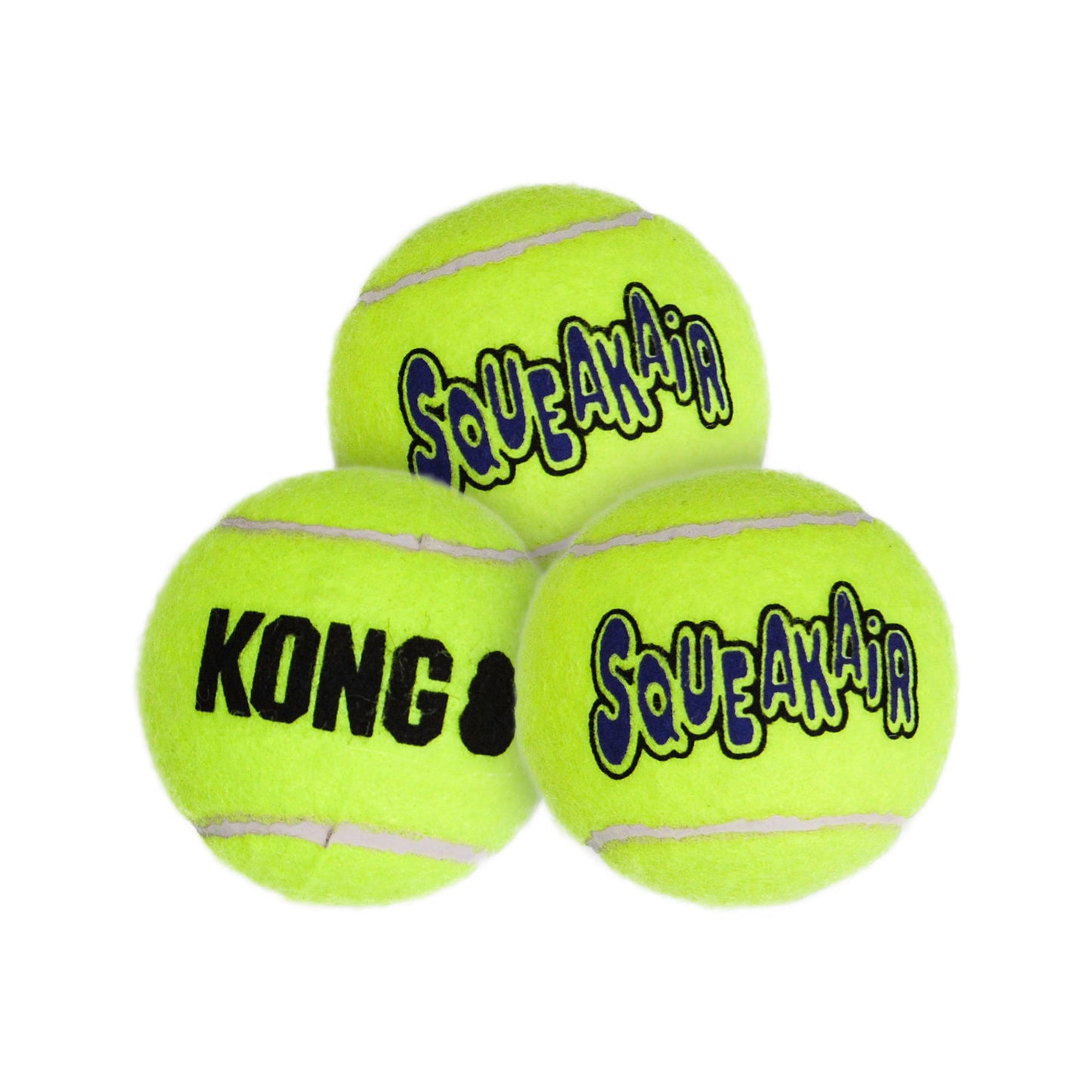 Kong Air Dog Squeaker Tennis Balls 3pk