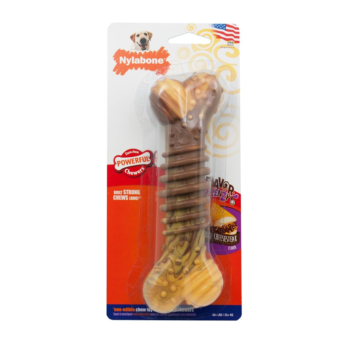 Nylabone Dura Chew Philly CheeseSteak Dog Toy