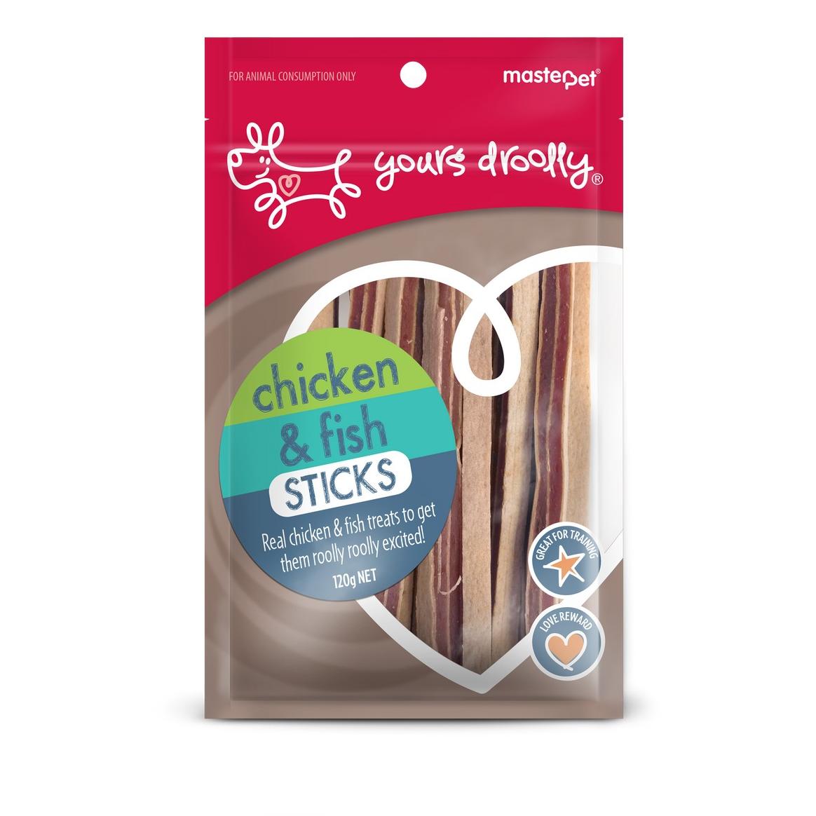 Yours Droolly Chicken & Fish Sticks Dog Treats