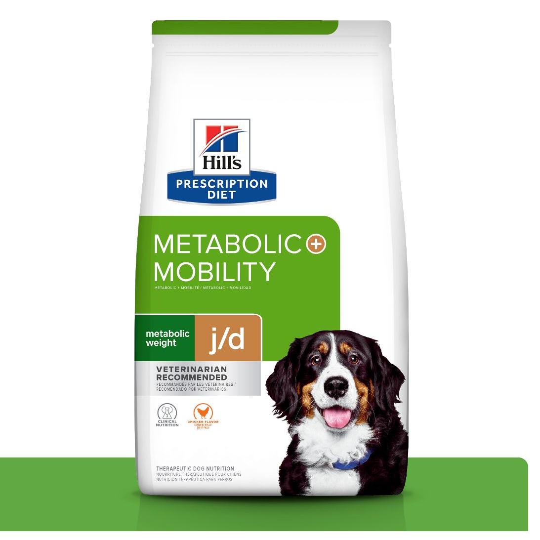 Hill's Prescription Diet Metabolic Weight + j/d Mobility Care Dry Dog Food