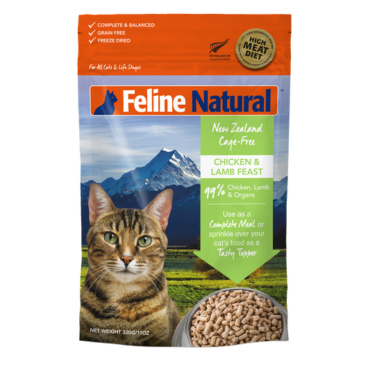 Feline Natural Cat Food Chicken and Lamb Feast