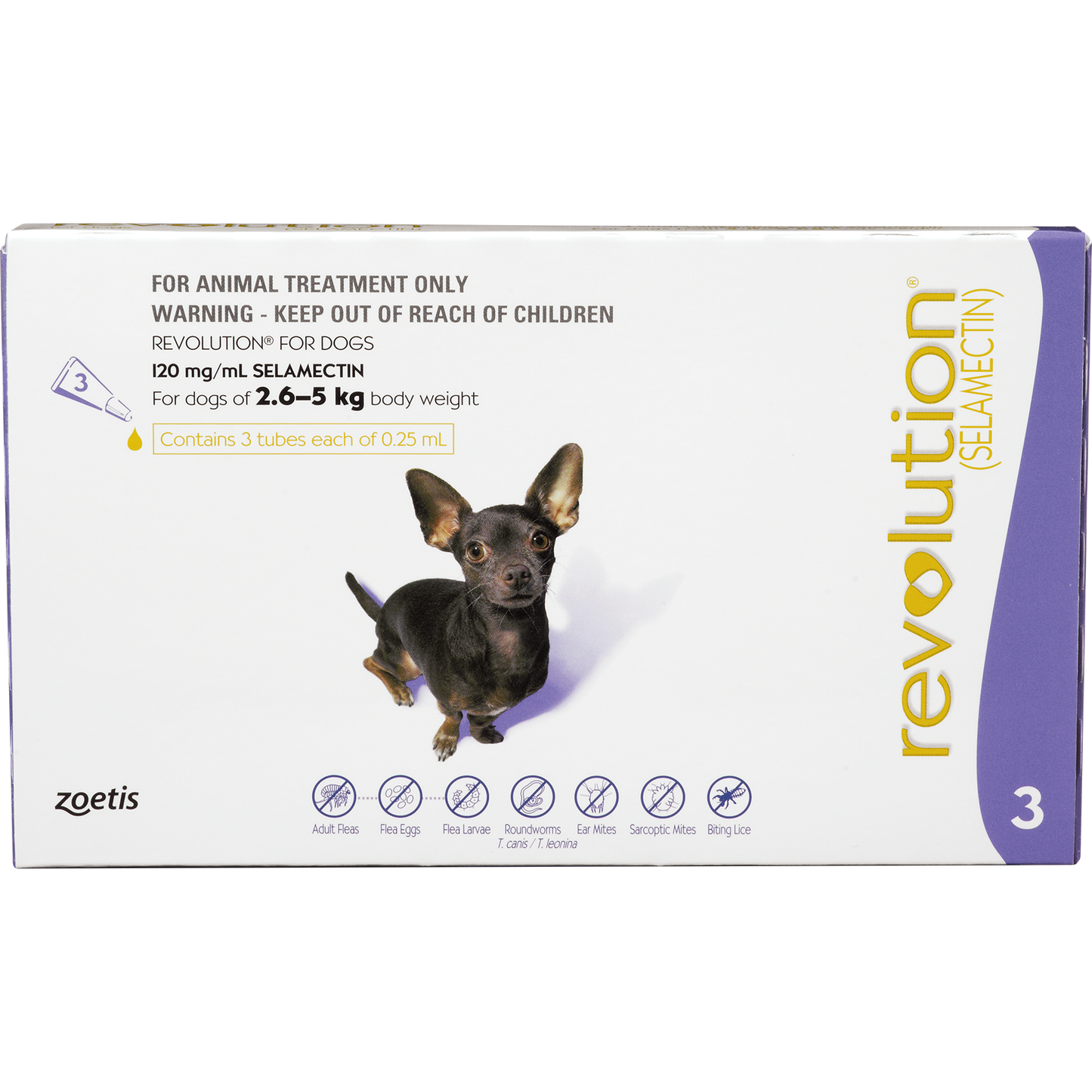 Revolution for X Small Dogs (2 .5-5kg)