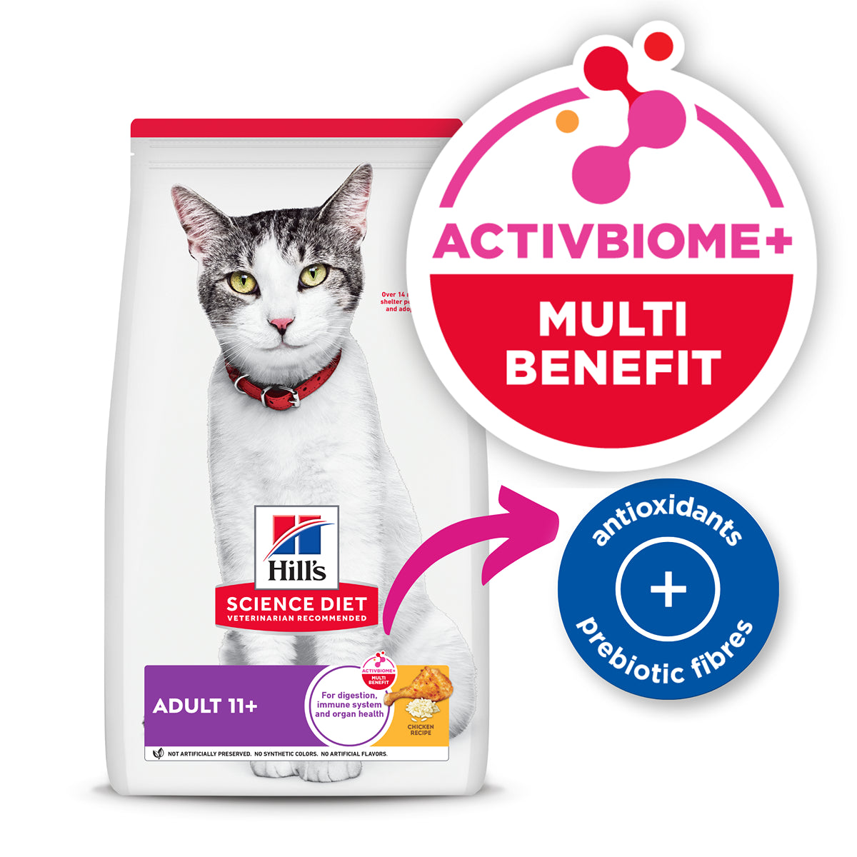 Hill's Science Diet Adult 11+ Dry Senior Dry Cat Food