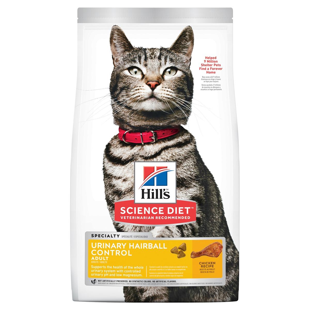 Hill's Science Diet Adult Urinary Hairball Control Dry Cat Food