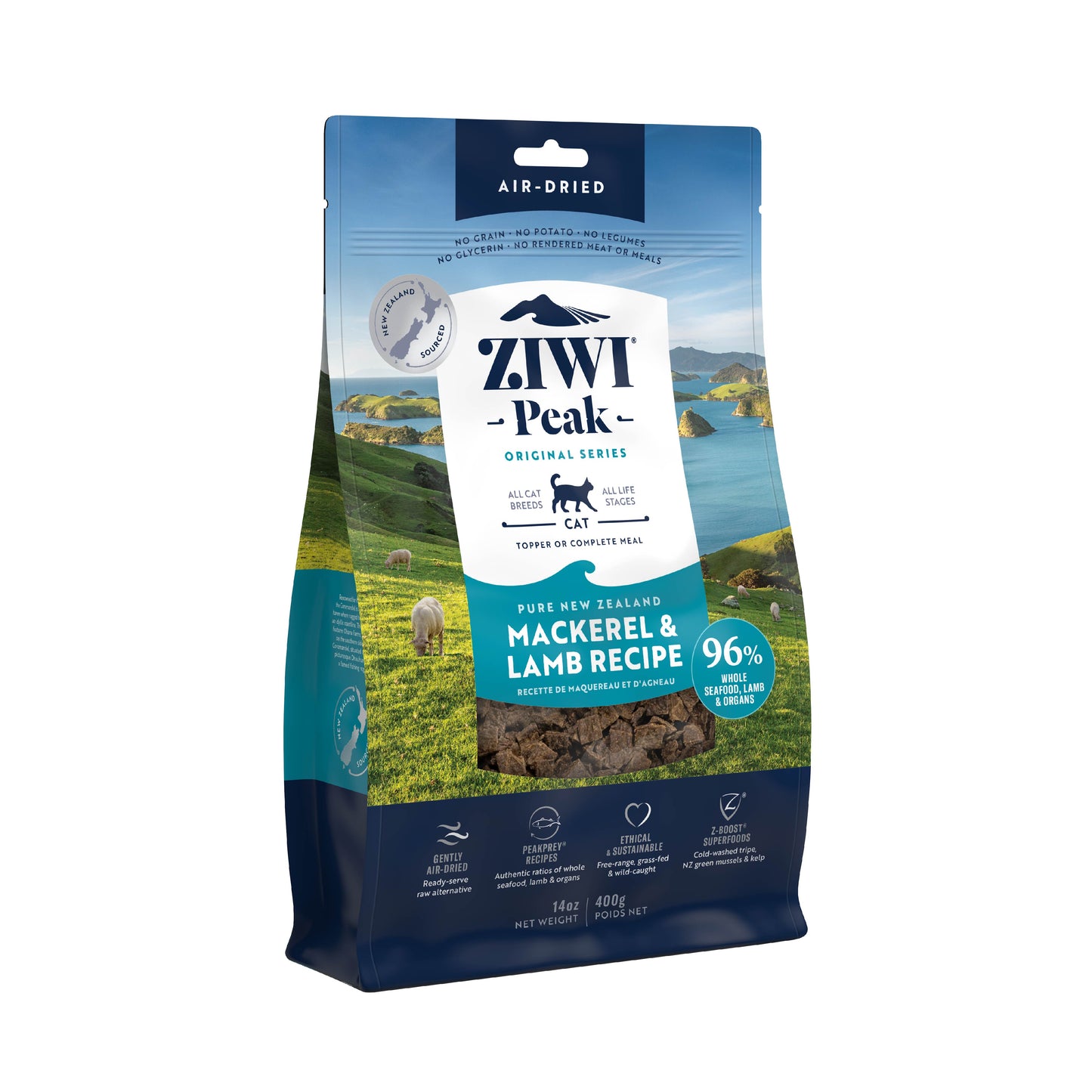 Ziwi Peak Mackerel & Lamb Air-Dried Cat Food