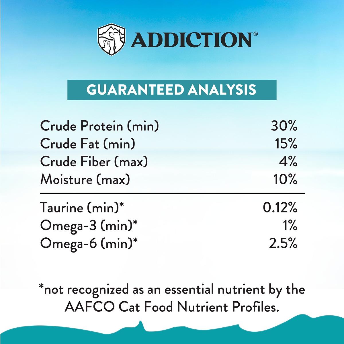 Addiction Salmon Bleu, Complete & Balanced, Skin & Coat Dry Cat Food