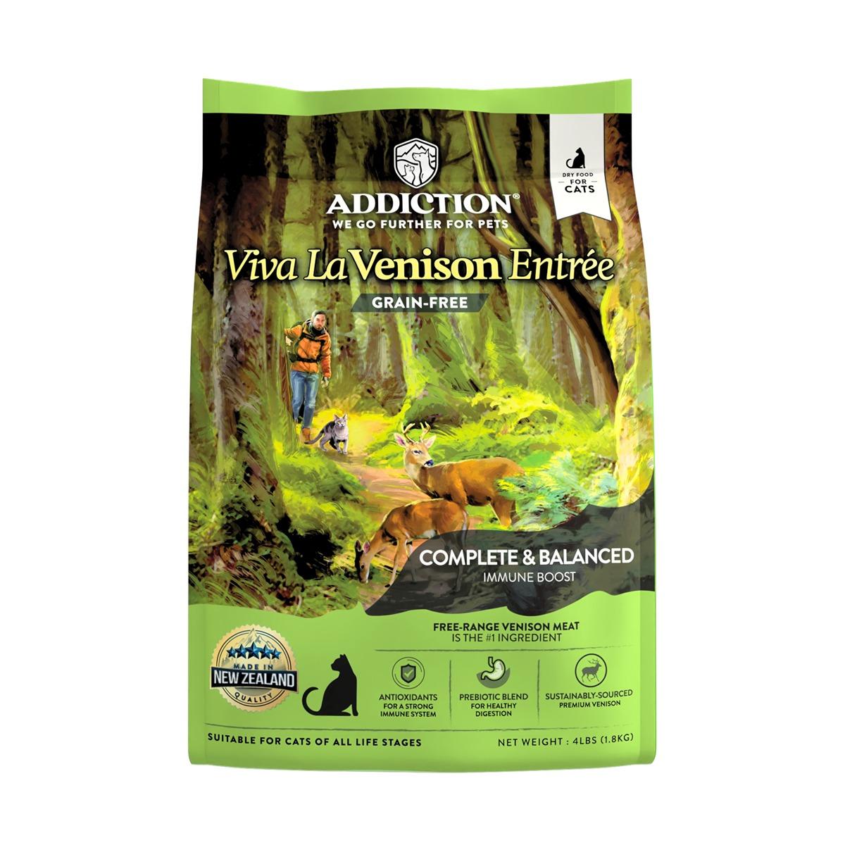 Addiction Viva La Venison Grain Free Dry Cat Food