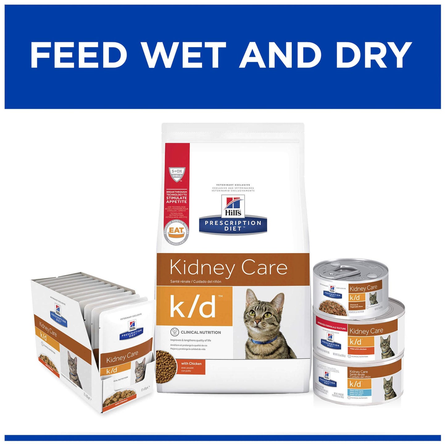 Hill's Prescription Diet k/d Kidney Care Dry Cat Food