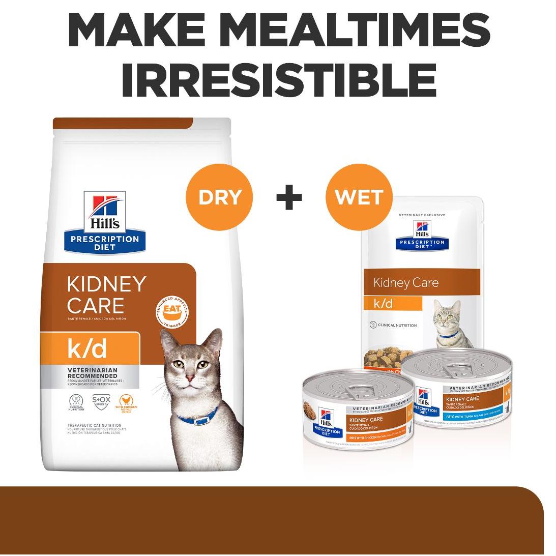 Hill's Prescription Diet k/d Kidney Care Dry Cat Food