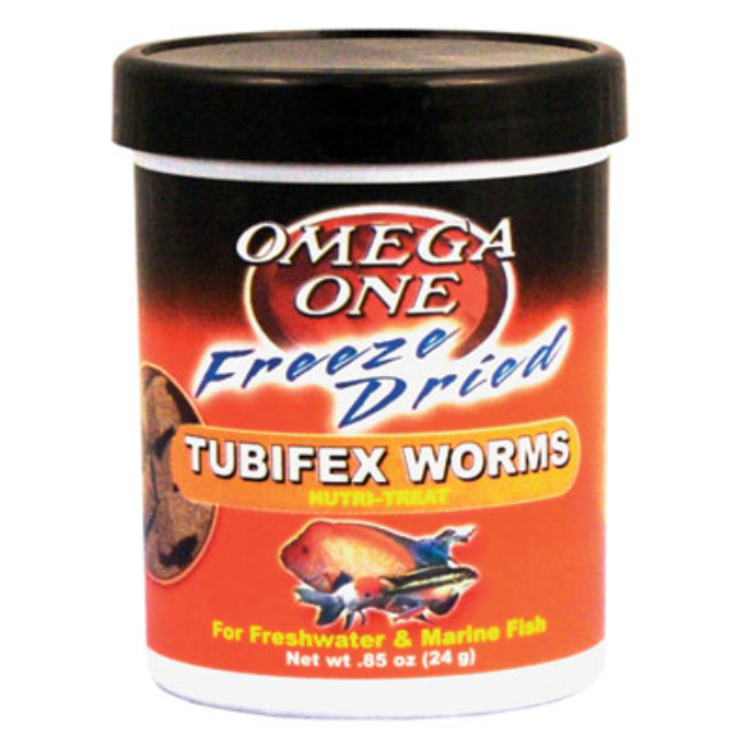 Omega Freeze Dried Tubifex Worms
