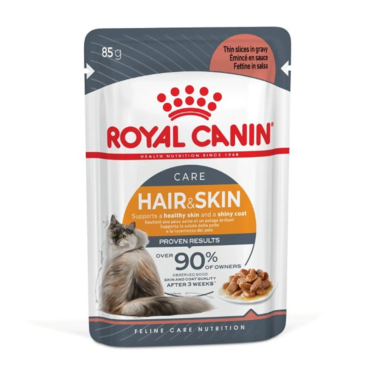 Royal Canin Hair & Skin Care in Gravy Wet Cat Food