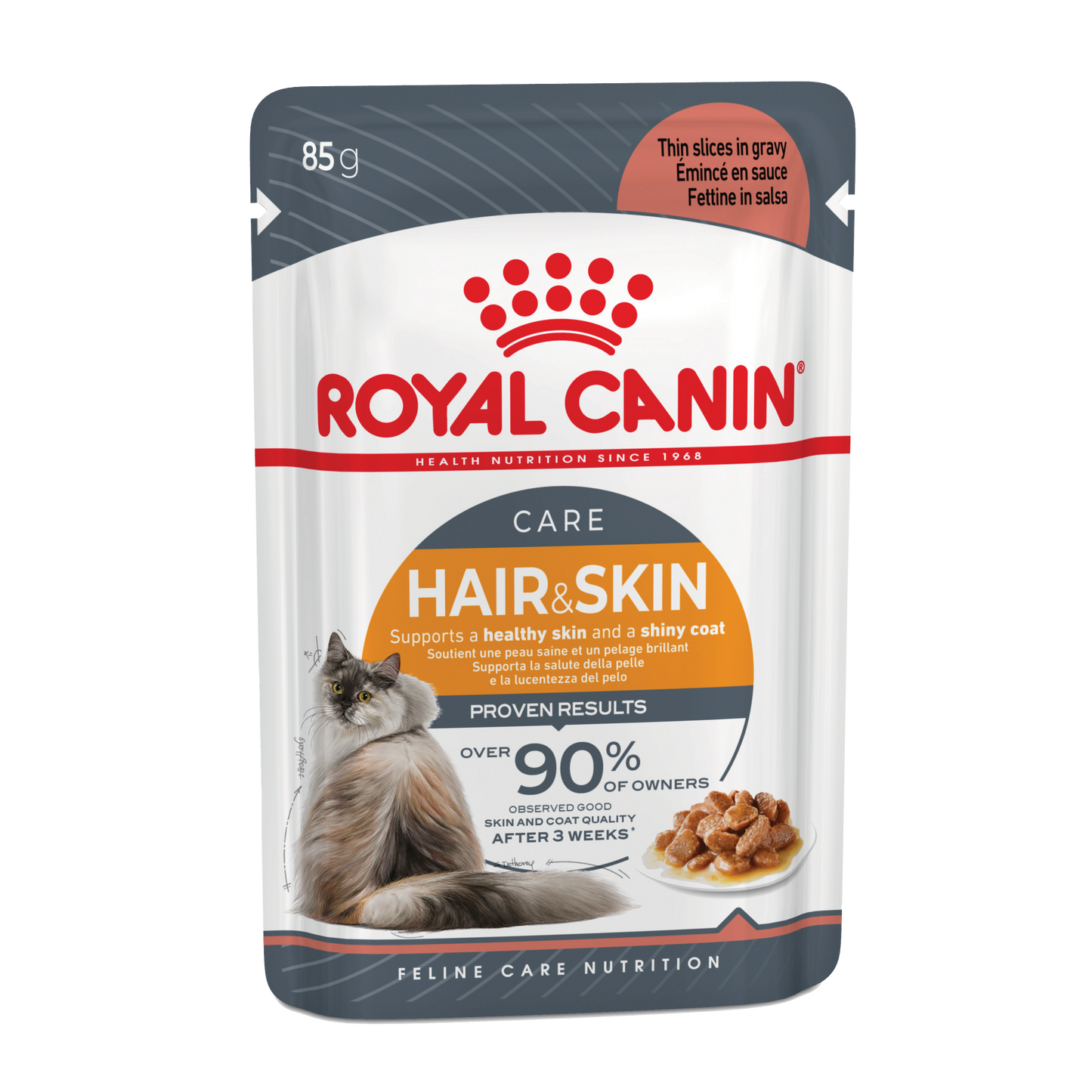 Royal Canin Hair & Skin Care in Gravy Wet Cat Food