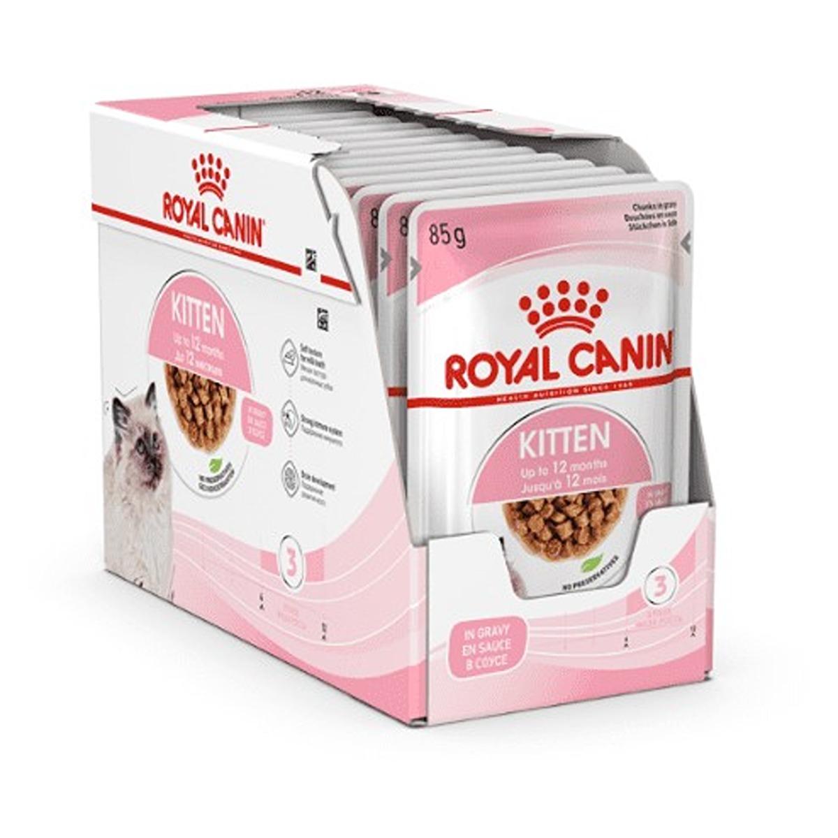 Royal Canin Instinctive Kitten Food in Gravy Wet Kitten Food