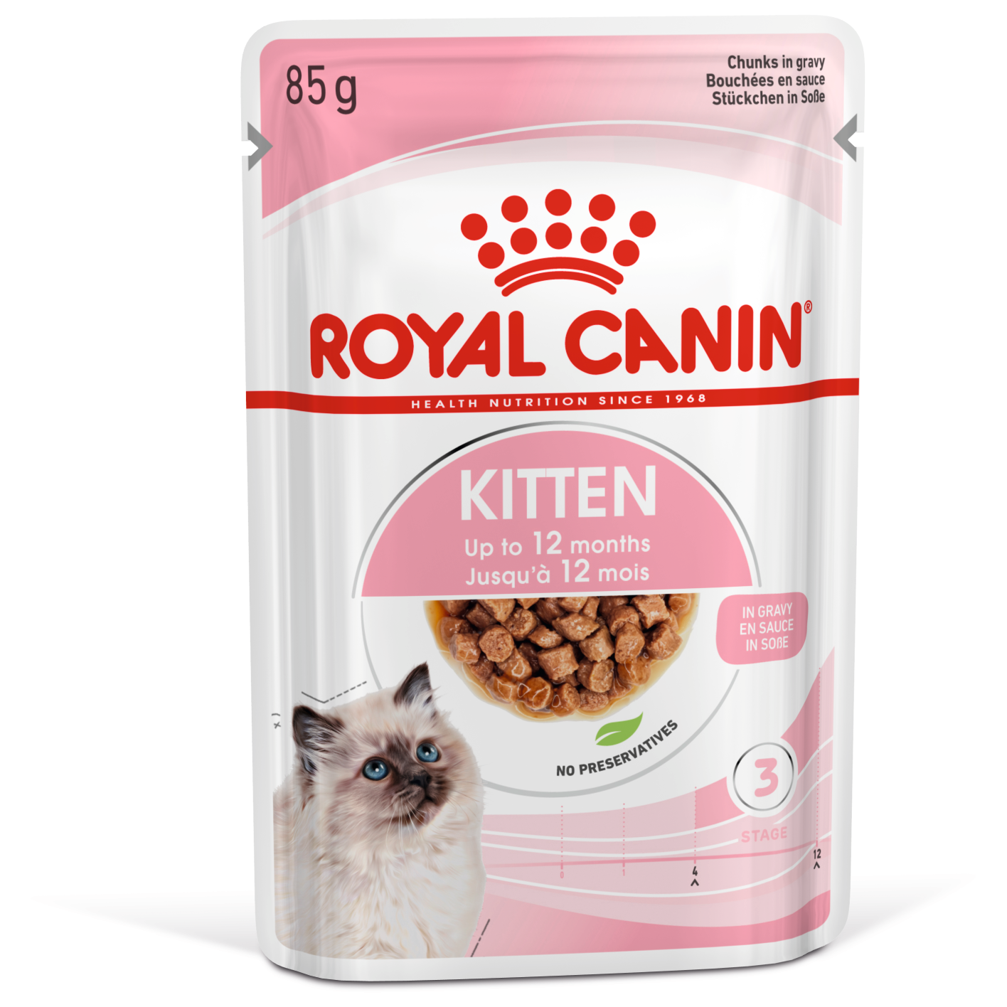 Royal Canin Instinctive Kitten Food in Gravy Wet Kitten Food