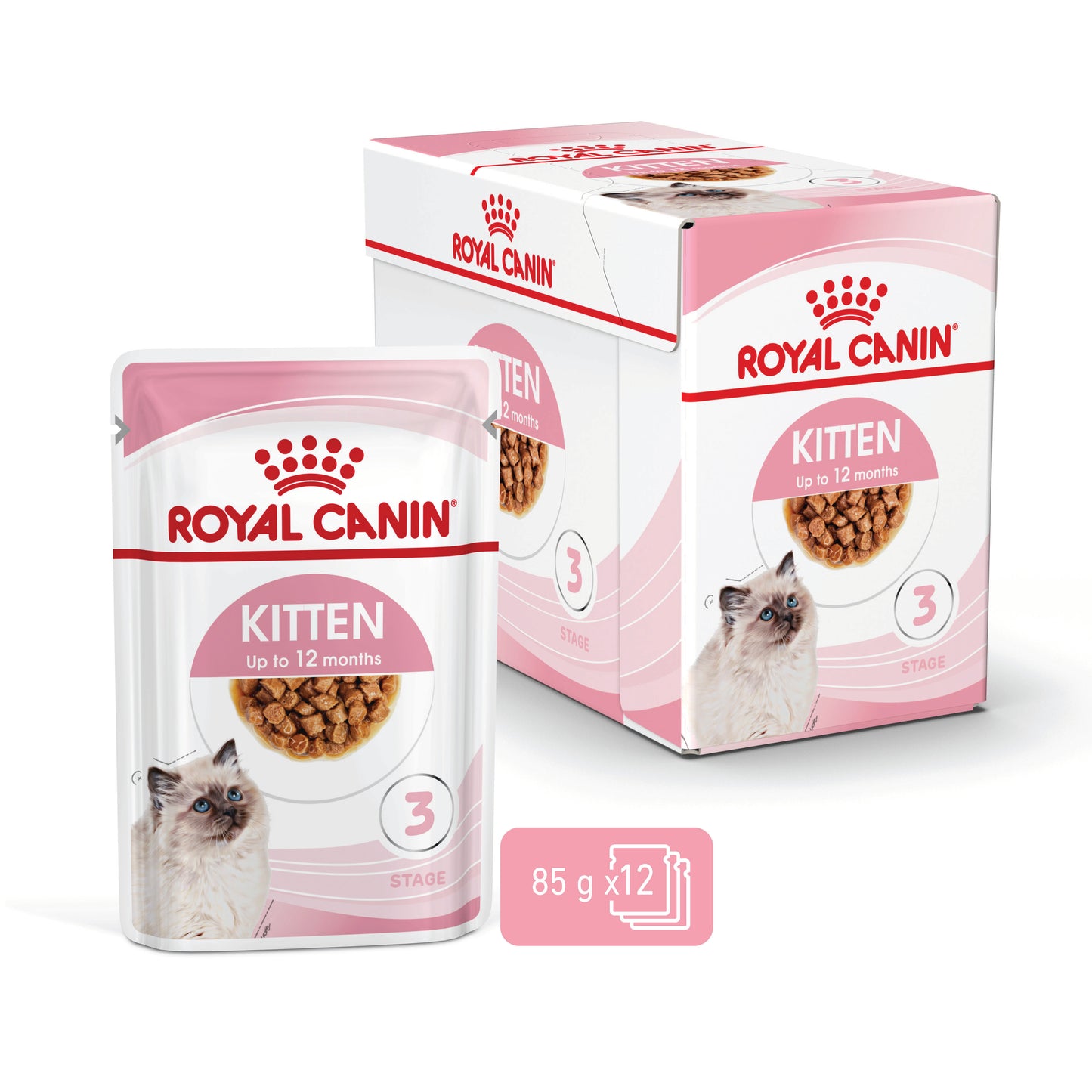 Royal Canin Instinctive Kitten Food in Gravy Wet Kitten Food