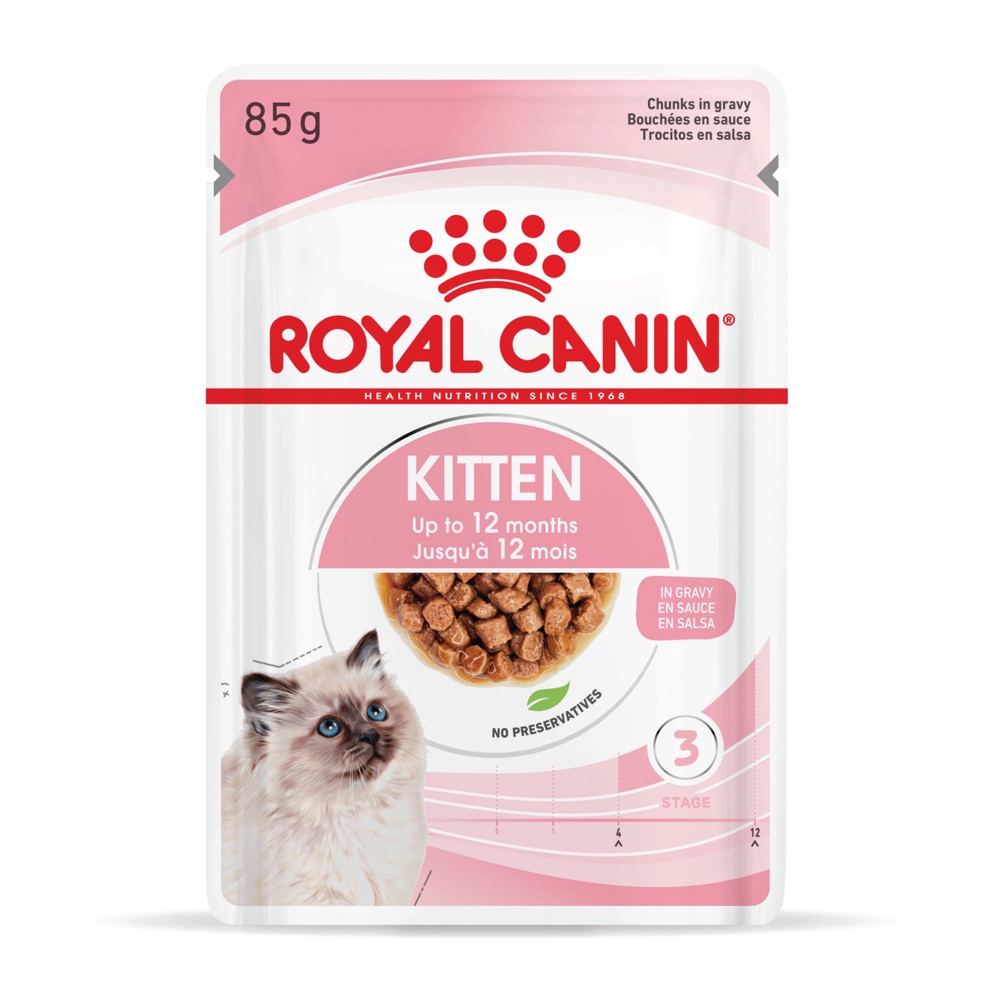 Royal Canin Instinctive Kitten Food in Gravy Wet Kitten Food