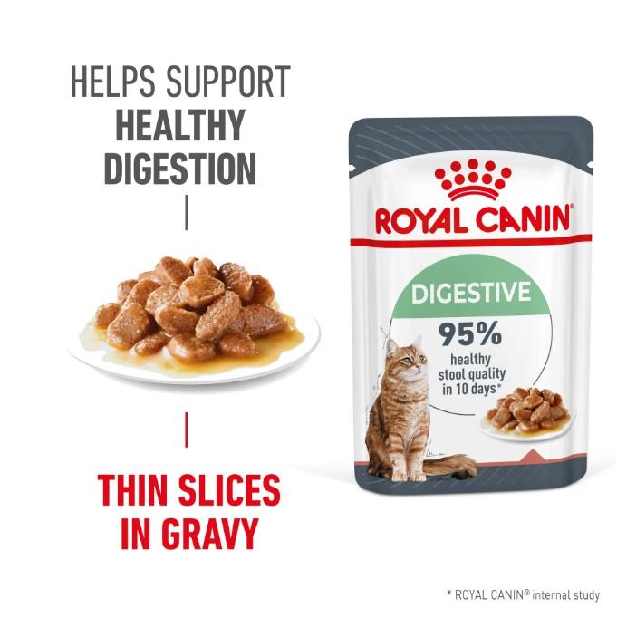 Royal Canin Digestive Care in Gravy Wet Cat Food