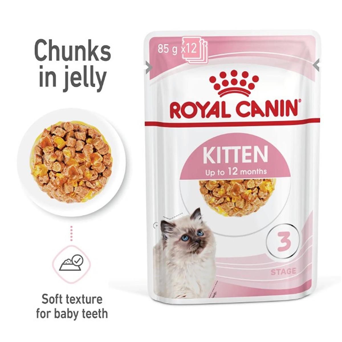 Royal Canin Instinctive Kitten Food in Jelly Wet Kitten Food